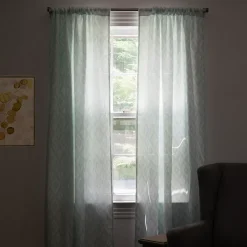 Silk+Home Christina 2-Pack Window Curtains 8 Silk+Home Christina 2-Pack Window Curtains -Greenland Home Fashions Shop 4454917 ALT