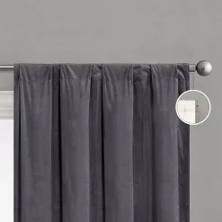 B. Smith Verdi 2-pack Velvet Window Curtains -Greenland Home Fashions Shop 4454988 ALT4