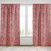 Levtex Home Spruce Spa Window Curtain -Greenland Home Fashions Shop 4459177 Red