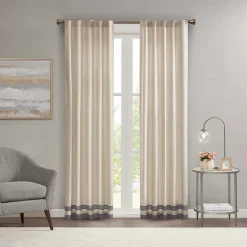 Madison Park 2-pack Klein Light Filtering Window Curtain Set