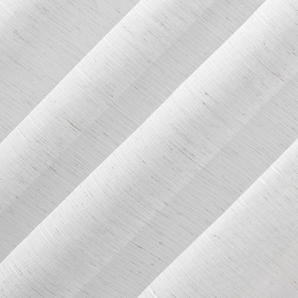 No. 918 Bethany Slub Textured Sheer Tie Top Window Curtain 5 No. 918 Bethany Slub Textured Sheer Tie Top Window Curtain - Image 3