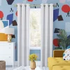 Sun Zero Harper Thermal 100% Blackout Grommet Window Curtain -Greenland Home Fashions Shop 4483876 White