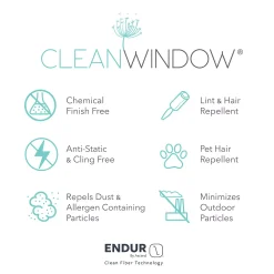 Clean Window Textured Slub Stripe Anti-Dust Linen Blend Sheer Cafe Curtain Valance -Greenland Home Fashions Shop 4484527 ALT99