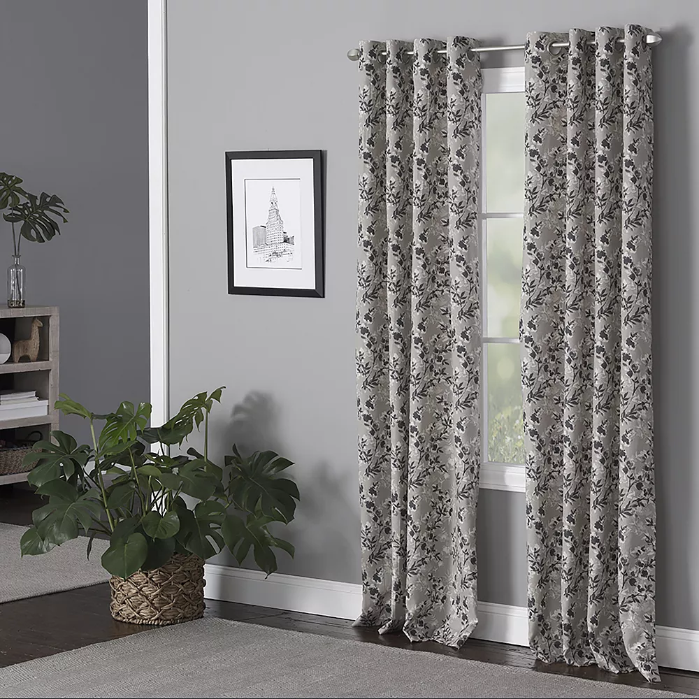 Corona Curtain 1-panel Vanessa Grommet Top Window Curtain 7 Corona Curtain 1-panel Vanessa Grommet Top Window Curtain - Image 5