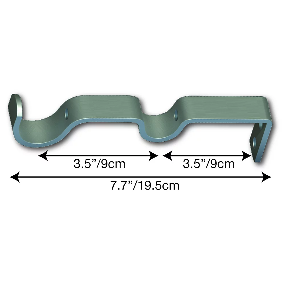 Versailles Home Fashions 1" Ball Double Rod Set 4 Versailles Home Fashions 1" Ball Double Rod Set - Image 2