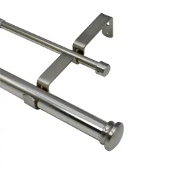 Versailles Home Fashions 1" Corona Double Rod Set 6 Versailles Home Fashions 1" Corona Double Rod Set -Greenland Home Fashions Shop 4513065 ALT