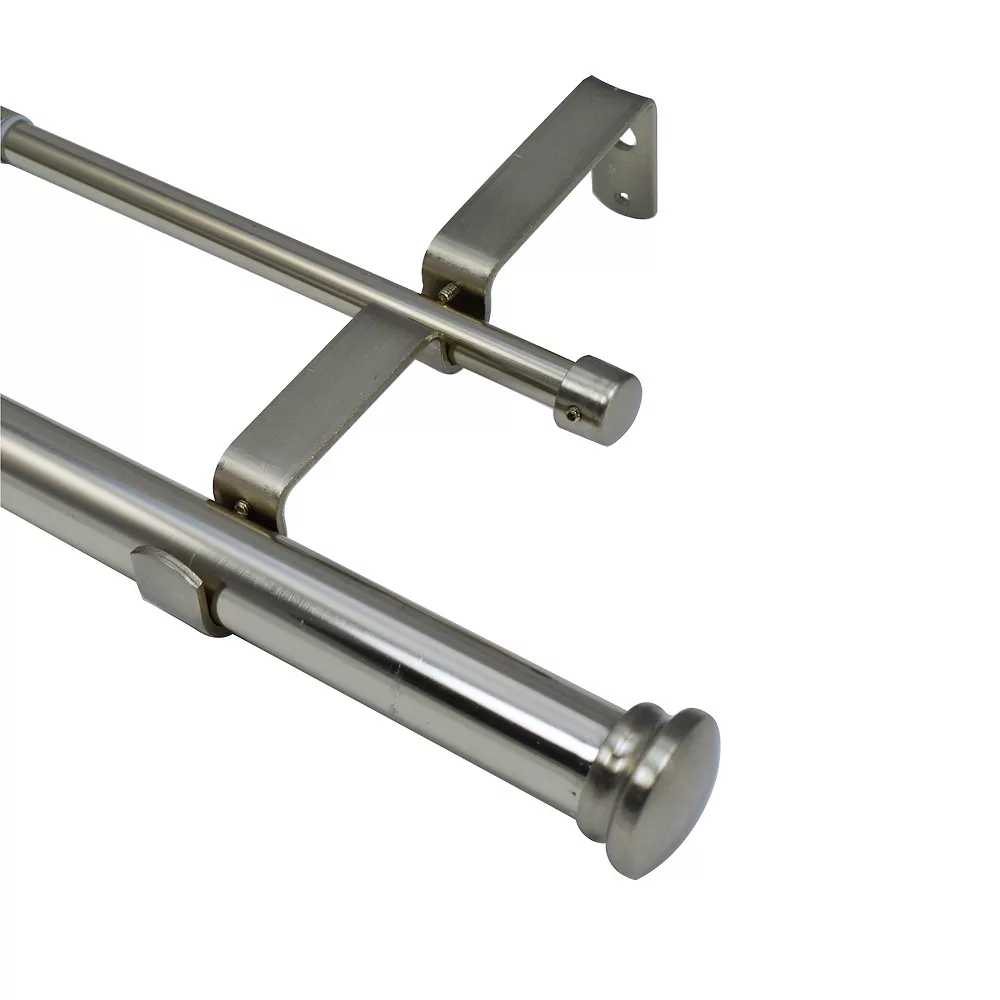 Versailles Home Fashions 1" Corona Double Rod Set 4 Versailles Home Fashions 1" Corona Double Rod Set - Image 2