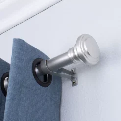 Decopolitan 1" Diameter 66-120" Trumpet Adjustable Curtain Rod Set 7 Decopolitan 1" Diameter 66-120" Trumpet Adjustable Curtain Rod Set -Greenland Home Fashions Shop 4526479 ALT