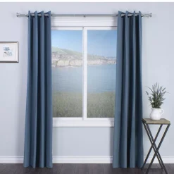 Decopolitan 1" Diameter 66-120" Trumpet Adjustable Curtain Rod Set 8 Decopolitan 1" Diameter 66-120" Trumpet Adjustable Curtain Rod Set -Greenland Home Fashions Shop 4526479 ALT2