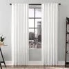Scott Living Renato Linen Blend Semi-Sheer Back Tab 1-panel Window Curtain -Greenland Home Fashions Shop 4548154 White