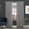 Scott Living Montauk Art Deco 100% Blackout Back Tab 1-panel Window Curtain 1 Scott Living Montauk Art Deco 100% Blackout Back Tab 1-panel Window Curtain -Greenland Home Fashions Shop 4548338 Navy