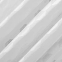 Scott Living Verge Geometric Clipped Jacquard Semi-Sheer Rod Pocket 1-panel Window Curtain -Greenland Home Fashions Shop 4548339 ALT2