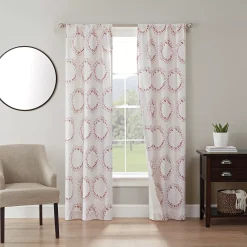 The Big One® 2-pack Eclipse Odette Room Darkening Draftstopper Window Curtain Set