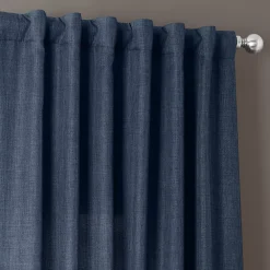 EFF 1-panel Faux Linen Window Curtain -Greenland Home Fashions Shop 4555968 ALT3
