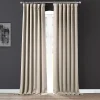 EFF 1-panel Faux Linen Window Curtain -Greenland Home Fashions Shop 4555968 Taupe Gray