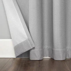 Sun Zero Array 100% Blackout Woven Dobby Draft Shield Fleece Insulated Grommet Window Curtain 11 Sun Zero Array 100% Blackout Woven Dobby Draft Shield Fleece Insulated Grommet Window Curtain -Greenland Home Fashions Shop 4562105 ALT4