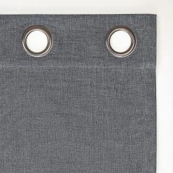 Sun Zero Tresello 100% Blackout Tonal Textured Draft Shield Fleece Insulated Grommet Window Curtain -Greenland Home Fashions Shop 4562119 ALT3