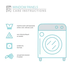 Lush Décor Lush Decor 2-pack Tropical Paradise Window Curtain Set -Greenland Home Fashions Shop 4590921 ALT5