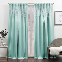 Exclusive Home Curtains 2-pack Bliss Room Darkening Blackout Hidden Tab Top Window Curtain Set