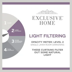 Exclusive Home Curtains 2-pack Somers Light Filtering Window Curtain Set -Greenland Home Fashions Shop 4599597 ALT4