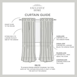 Exclusive Home Curtains 2-pack Somers Light Filtering Window Curtain Set -Greenland Home Fashions Shop 4599597 ALT6