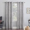 No. 918 Kenji Medallion Draft Shield Fleece Insulated Room Darkening Grommet Window Curtain 1 No. 918 Kenji Medallion Draft Shield Fleece Insulated Room Darkening Grommet Window Curtain -Greenland Home Fashions Shop 4604799 Gray