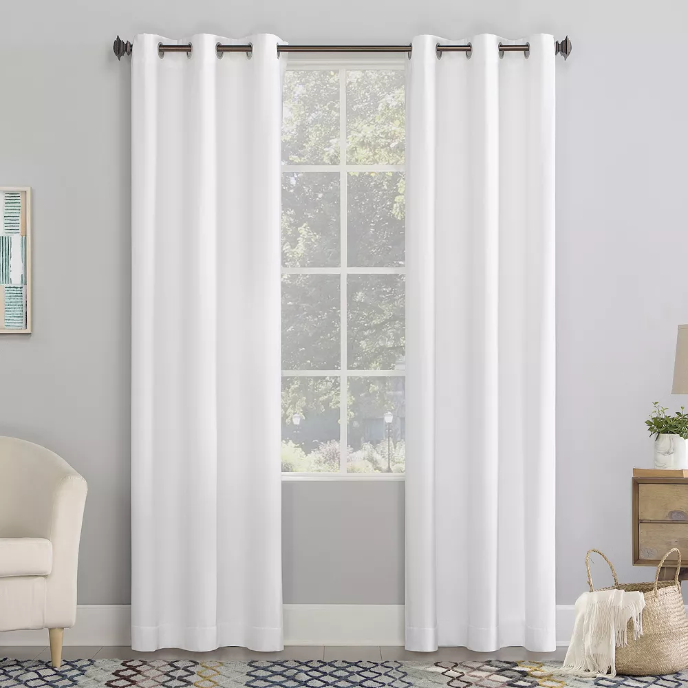 No. 918 Lindstrom Textured Draft Shield Fleece Insulated Room Darkening Grommet Window Curtain 3 No. 918 Lindstrom Textured Draft Shield Fleece Insulated Room Darkening Grommet Window Curtain