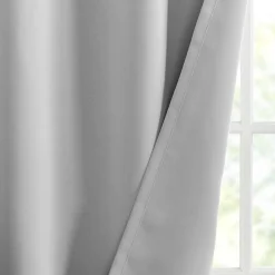 SunSmart 2-pack Brent Solid Room Darkening Triple Weave Grommet Top Window Curtain Set -Greenland Home Fashions Shop 4657797 ALT3