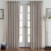 Corona Curtain Eastman Solid Back Tab Window Curtain 1 Corona Curtain Eastman Solid Back Tab Window Curtain -Greenland Home Fashions Shop 4664391 Tan