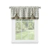 Achim Callie Double Layer Pick Up Valance -Greenland Home Fashions Shop 4664553 Taupe Silver