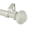 Rod Desyne 1" Rotunda Faux Wood Curtain Rod -Greenland Home Fashions Shop 4778744 Pearl White