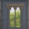 Five Queens Court Bristol Indigo Window Ascot Valance -Greenland Home Fashions Shop 4790285