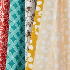 Lush Décor Lush Decor 2-pack Boho Patch Window Curtain Set -Greenland Home Fashions Shop 4813517 ALT3