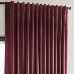 EFF Heritage Plush Velvet Extra Wide Curtain -Greenland Home Fashions Shop 4842981 ALT3