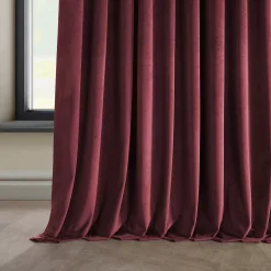 EFF Heritage Plush Velvet Extra Wide Curtain -Greenland Home Fashions Shop 4842981 ALT4