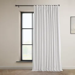 EFF Heritage Plush Velvet Extra Wide Curtain