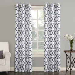 The Big One® 2-pack Geometric Decorative Window Curtains