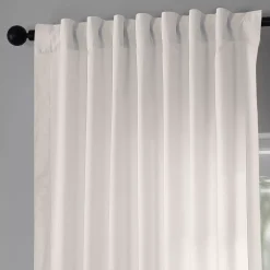 EFF Solid Classic Cotton Semi Sheer 2-pack Window Curtain Set -Greenland Home Fashions Shop 4887689 ALT3