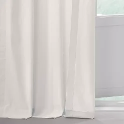 EFF Solid Classic Cotton Semi Sheer 2-pack Window Curtain Set -Greenland Home Fashions Shop 4887689 ALT6