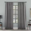 Clean Window Raised Dobby Recycled Fiber Semi-Sheer Window Curtain 1 Clean Window Raised Dobby Recycled Fiber Semi-Sheer Window Curtain -Greenland Home Fashions Shop 4910519 Gray