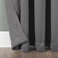 Clean Window Raw Texture Recycled Fiber Semi-Sheer Window Curtain -Greenland Home Fashions Shop 4910524 ALT3