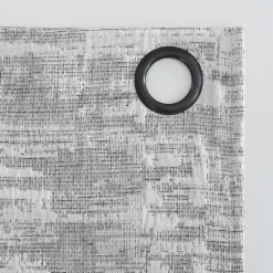 Sun Zero Parrish 100% Blackout Thermal Distressed Grid Grommet Window Curtain -Greenland Home Fashions Shop 4911996 ALT5