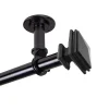 Rod Desyne 1" Bedpost Ceiling Rod 2 Rod Desyne 1" Bedpost Ceiling Rod -Greenland Home Fashions Shop 4933620 Black