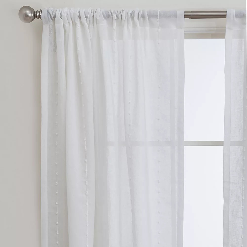 Corona Curtain Rosario Rod Pocket Window Curtain 4 Corona Curtain Rosario Rod Pocket Window Curtain - Image 2
