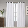 B. Smith Addison Total Blackout Window Curtain 1 B. Smith Addison Total Blackout Window Curtain -Greenland Home Fashions Shop 4980173 White