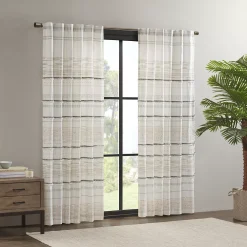 INK+IVY Nea Cotton Light Filtering Printed Window Curtain -Greenland Home Fashions Shop 4981592 ALT5