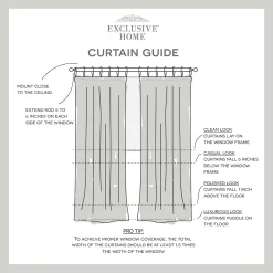 Exclusive Home Curtains Duncan Sheer Braided Tab Top 2-pack Window Curtain Set -Greenland Home Fashions Shop 5009957 ALT5