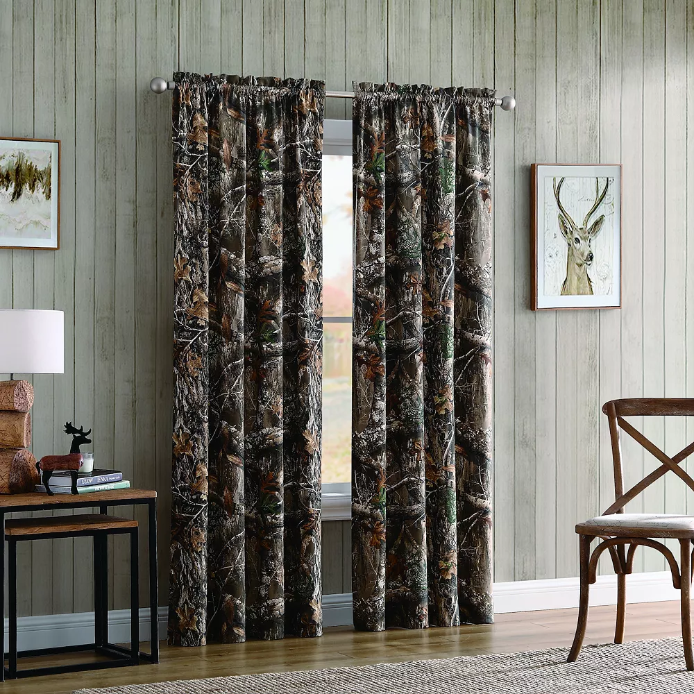 Realtree Edge Camouflage 2-pack Window Curtain Set 6 Realtree Edge Camouflage 2-pack Window Curtain Set - Image 4