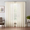 Eclipse Chelsea UV Light-Filtering Sheer Window Curtain -Greenland Home Fashions Shop 5026131 Ivory