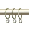 Rod Desyne Decorative 1-3/8" IDÂ Ring With Eyelet 10-pack Set 2 Rod Desyne Decorative 1-3/8" IDÂ Ring With Eyelet 10-pack Set -Greenland Home Fashions Shop 5033609 Light Gold